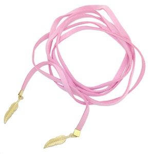 Choker Faux Suede Wraparound